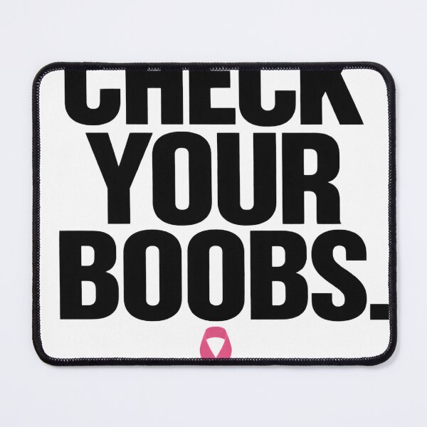 Item preview, Check Your Boobs Breast Cancer Awareness designed and sold by Nope Society Studio.