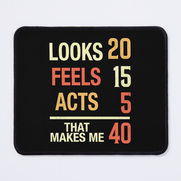 Item preview, Hilarious 40th Birthday Idea I 40 Years designed and sold by FernaRoje.