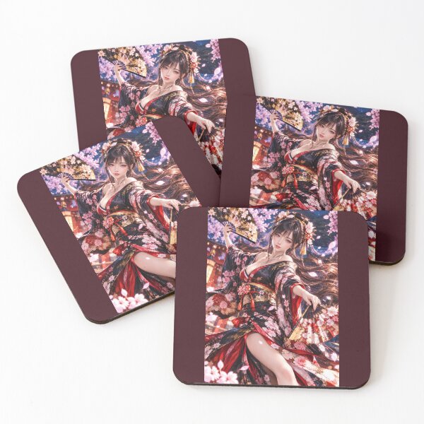 Item preview, Sakura Fan Dance – Japanese Kimono Elegance designed and sold by Kurekou Lab.