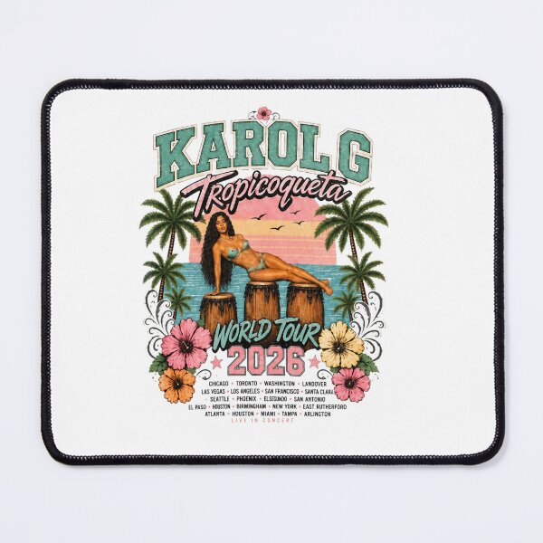 Item preview, Karol G 2026 Tour -Tropicoqueta Tropitour - Viajando Por El Mundo Essential designed and sold by Zaflab.