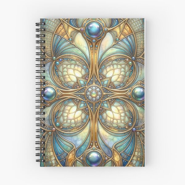 Item preview, Ornate Stained Glass Art Nouveau Pattern designed and sold by Frackxion.