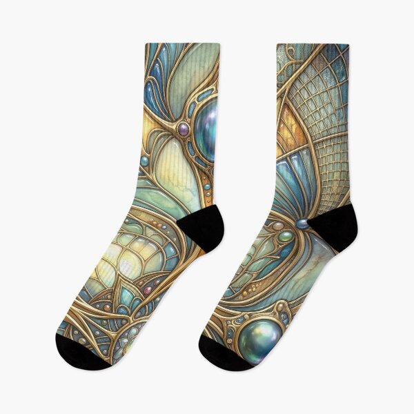 Item preview, Ornate Stained Glass Art Nouveau Pattern designed and sold by Frackxion.