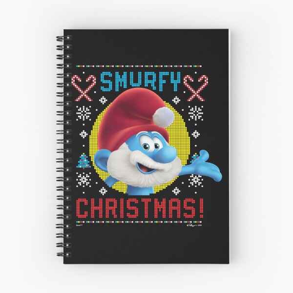 Item preview, The Smurfs Papa Smurf Smurfy Christmas Ugly Sweater Logo Essential designed and sold by circliqueart.