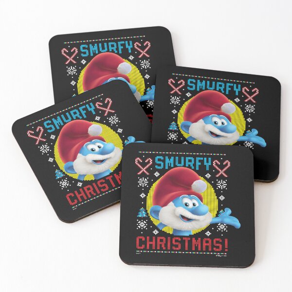 Item preview, The Smurfs Papa Smurf Smurfy Christmas Ugly Sweater Logo Essential designed and sold by circliqueart.