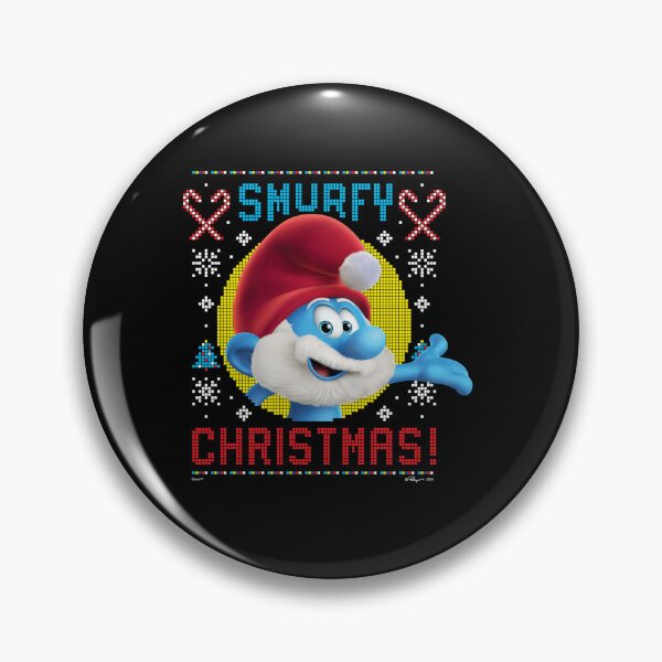 Item preview, The Smurfs Papa Smurf Smurfy Christmas Ugly Sweater Logo Essential designed and sold by circliqueart.