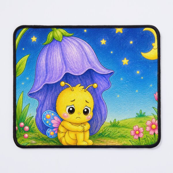 Item preview, Sad Pöttöm Under the Bluebell – Story Scene from a Hungarian Children’s Tale designed and sold by Little Joys Art.