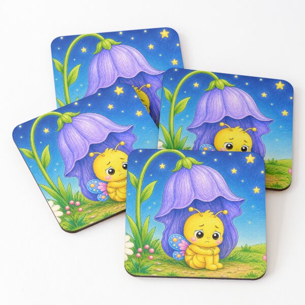 Item preview, Sad Pöttöm Under the Bluebell – Story Scene from a Hungarian Children’s Tale designed and sold by Little Joys Art.