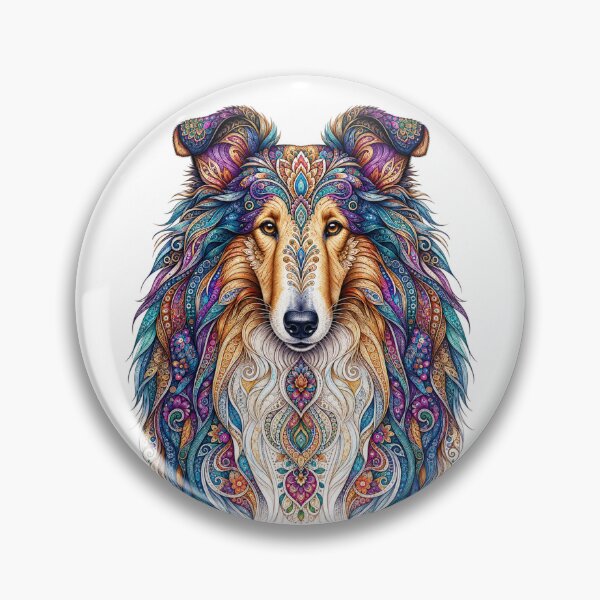 Item preview, Iintricate Collie designed and sold by PaintedbyCarol.
