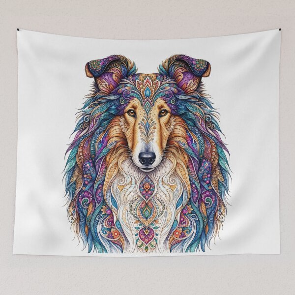 Item preview, Iintricate Collie designed and sold by PaintedbyCarol.