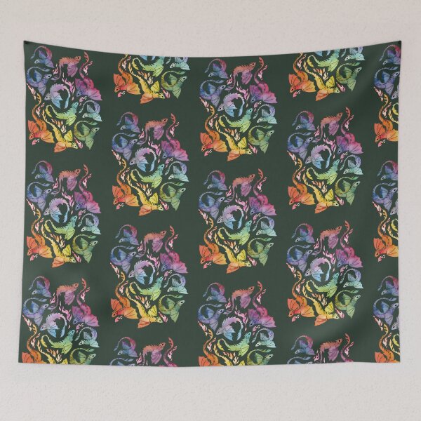 Item preview, Dragon fire dark rainbow Oversized T-Shirt designed and sold by ellesczipts.