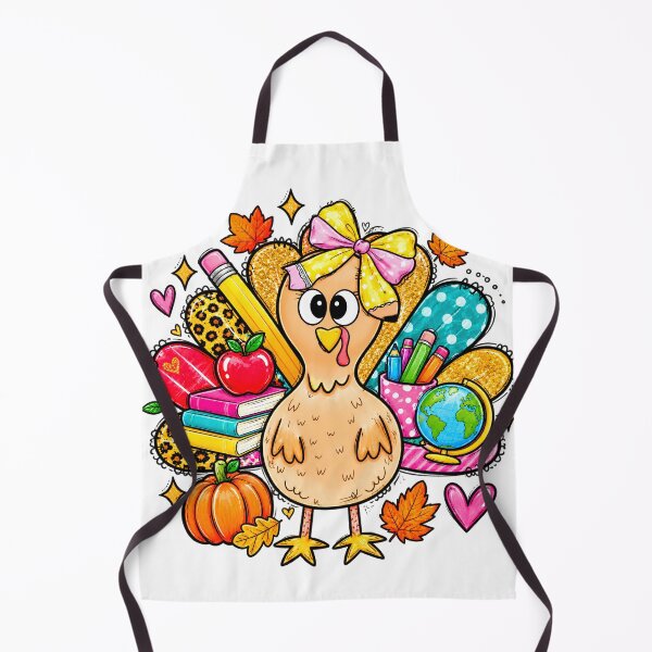 Item preview, Cute Teacher Turkey Fall School Supplies designed and sold by VGAfanatic.