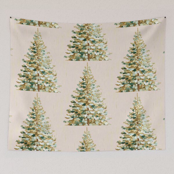 Item preview, Hand painted Christmas Tree card designed and sold by MendaciousMina.