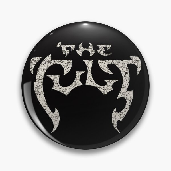 Item preview, The Cult – Distressed Vintage Rock Logo designed and sold by rockthatshirt.