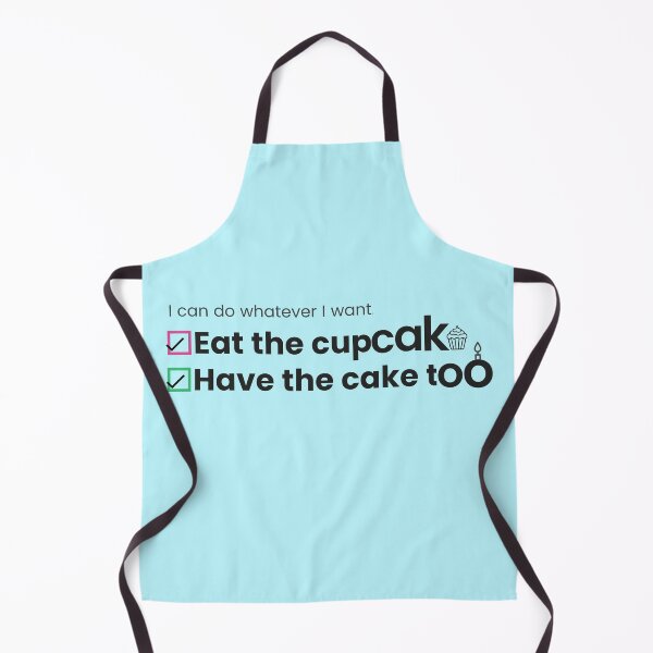 Item preview, Eat the Cupcake, Have the Cake Too | Food Wordplay | Dark Ink designed and sold by EntangledRhyme.