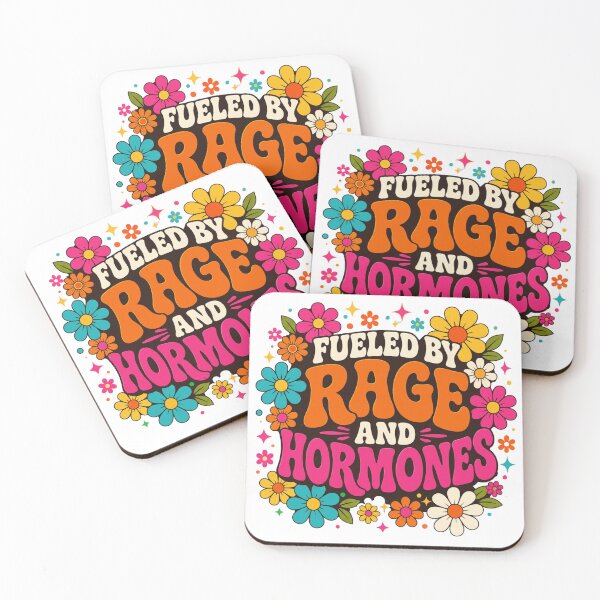 Item preview, Fueled by Rage and Hormones designed and sold by Nope Society Studio.