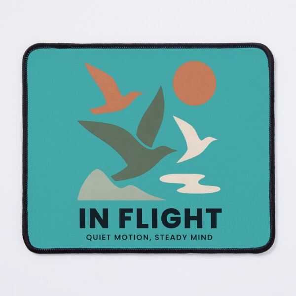 Item preview, In Flight Boho Bird Quiet Motion Steady Mind designed and sold by KMWCustomPrints.