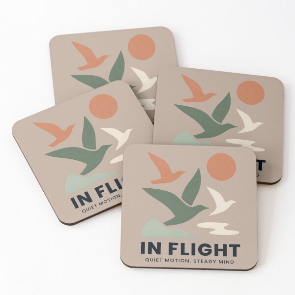 Item preview, In Flight Boho Bird Quiet Motion Steady Mind designed and sold by KMWCustomPrints.