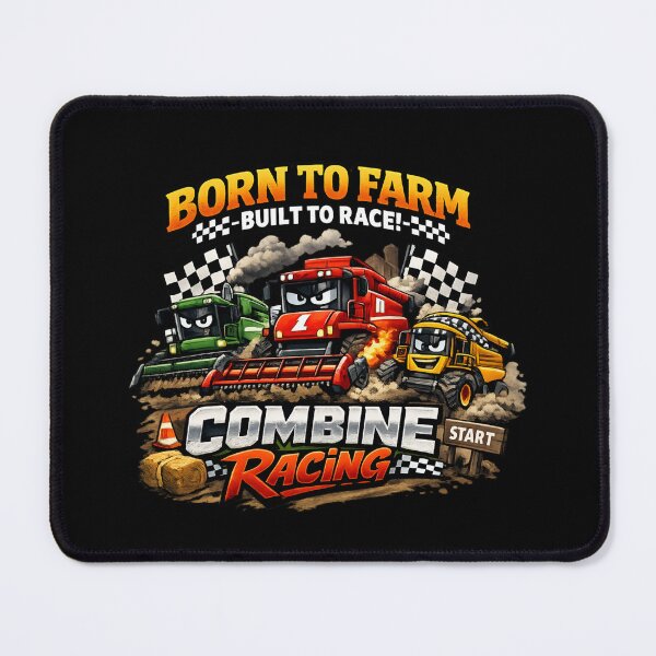 Item preview, Born to Farm Built to Race – Combine Racing Farm Machinery designed and sold by SidTastic .