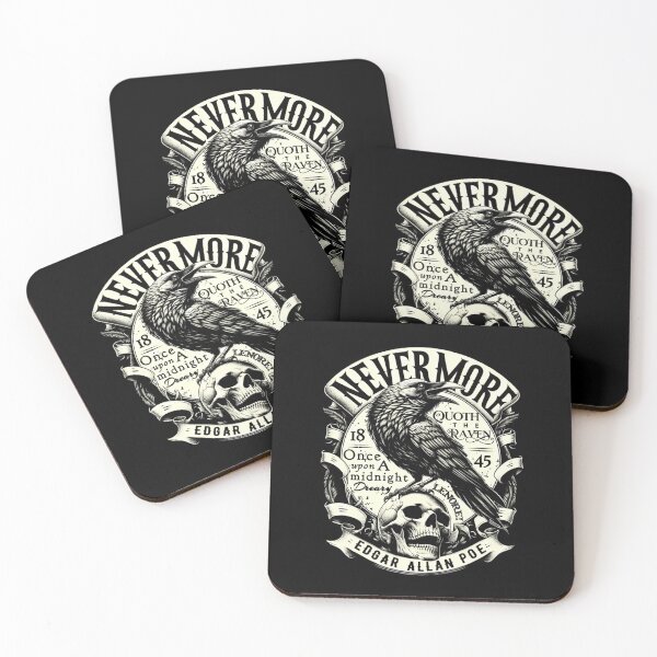 Item preview, Edgar Allan Poe Nevermore Quoth The Raven  designed and sold by a-better-tune-.