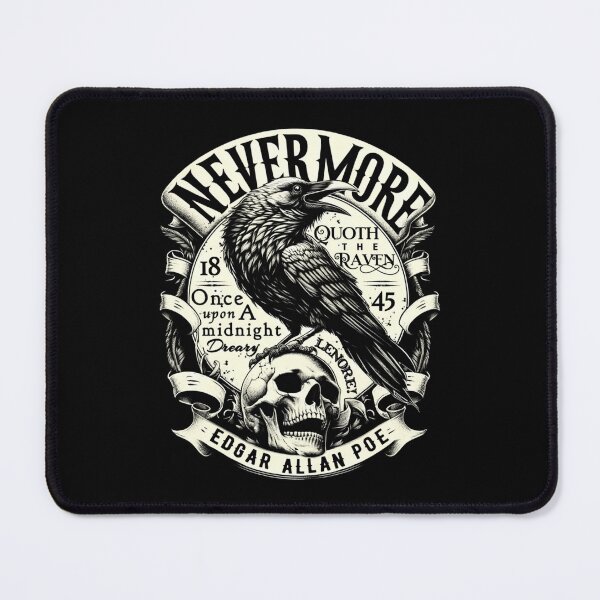 Item preview, Edgar Allan Poe Nevermore Quoth The Raven designed and sold by a-better-tune-.