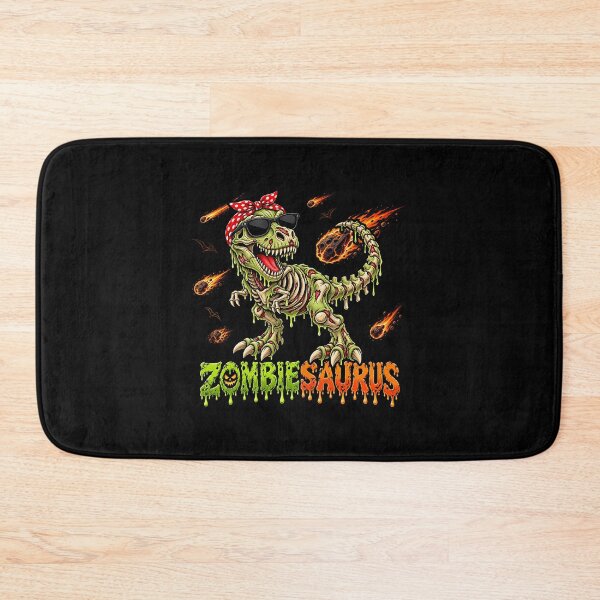 Item preview, Zombie Saurus T Rex Skeleton Halloween Girl Dinosaur designed and sold by OddPopARt.