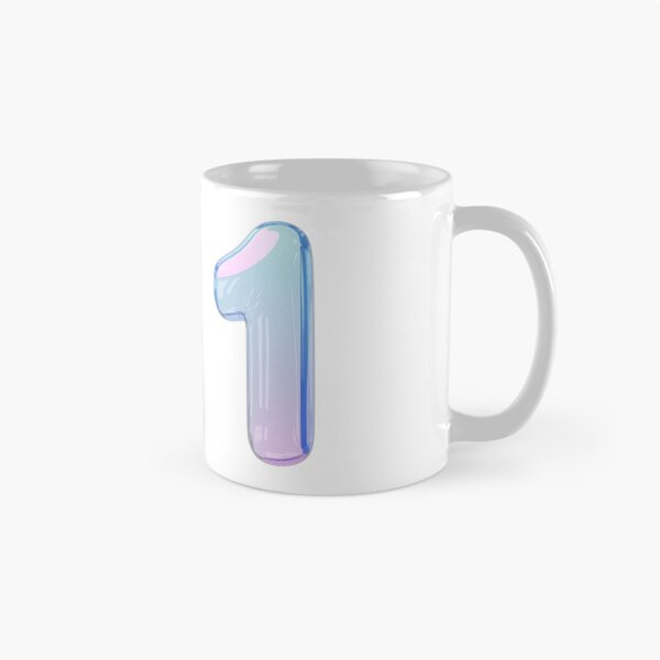Item preview, Colorful gradient balloon shaped like the number one  designed and sold by MiraCleAI.