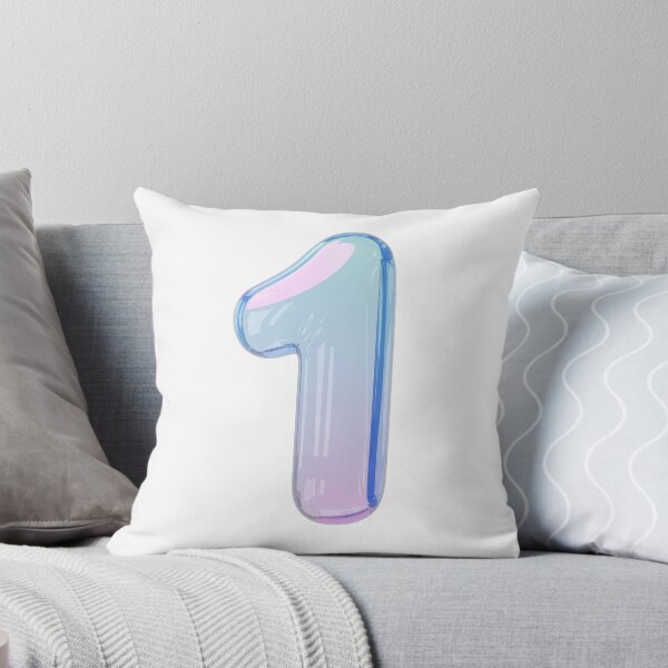 Item preview, Colorful gradient balloon shaped like the number one  designed and sold by MiraCleAI.