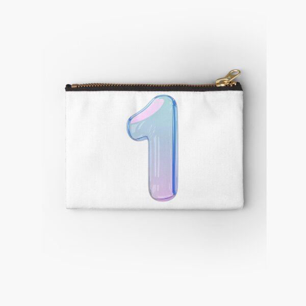 Item preview, Colorful gradient balloon shaped like the number one  designed and sold by MiraCleAI.