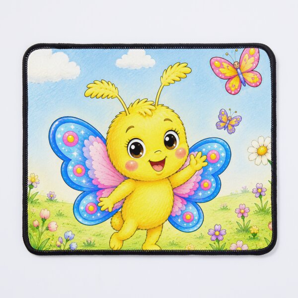 Item preview, Pöttöm in the Flower Meadow – Cute Spring Story Scene designed and sold by Little Joys Art.