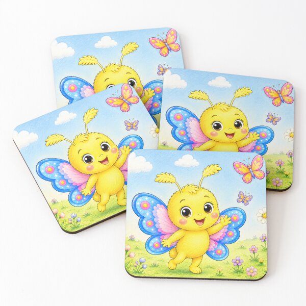 Item preview, Pöttöm in the Flower Meadow – Cute Spring Story Scene designed and sold by Little Joys Art.