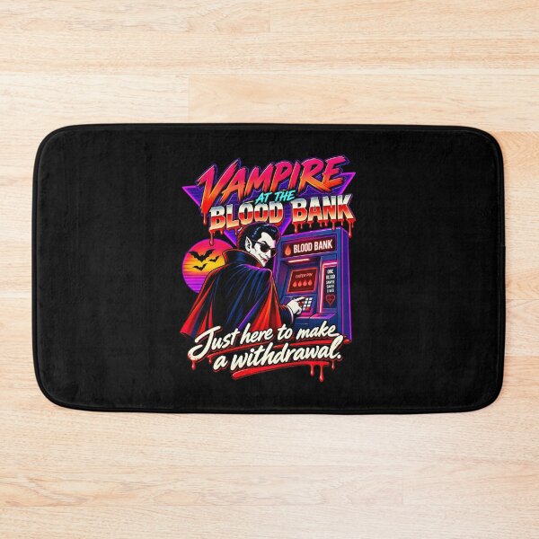 Item preview, Vampire at the Blood Bank Retro Horror Halloween designed and sold by ViniBall.