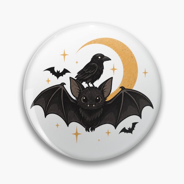 Item preview, Gothic Halloween Bat Raven Moon designed and sold by Mix Mood.