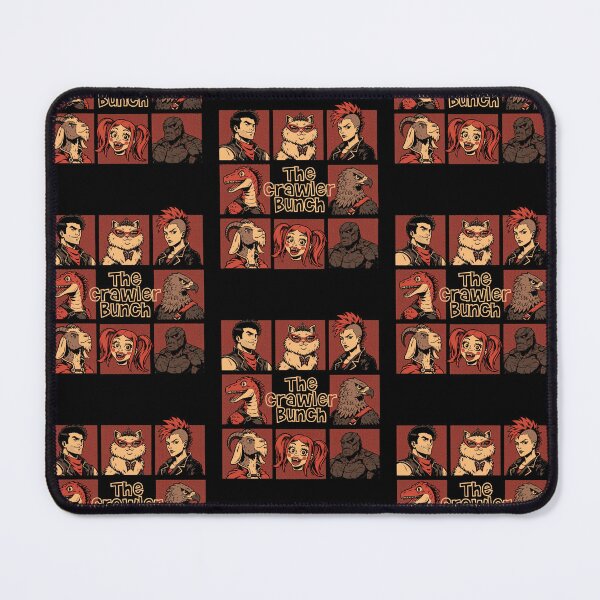 Item preview, The Crawler Bunch Dungeon RPG Fantasy Adventurers Retro Grid Comic Parody designed and sold by RamonaTeal.