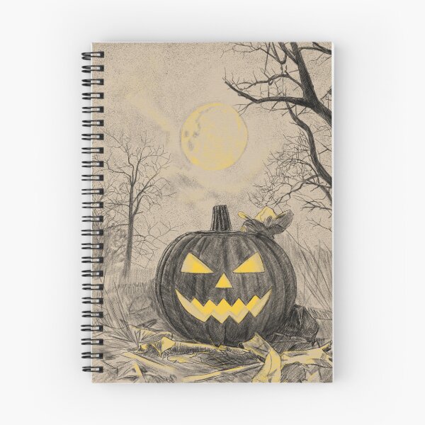 Item preview, Halloween Pumpkin Under Full Moon designed and sold by kolonjArt.