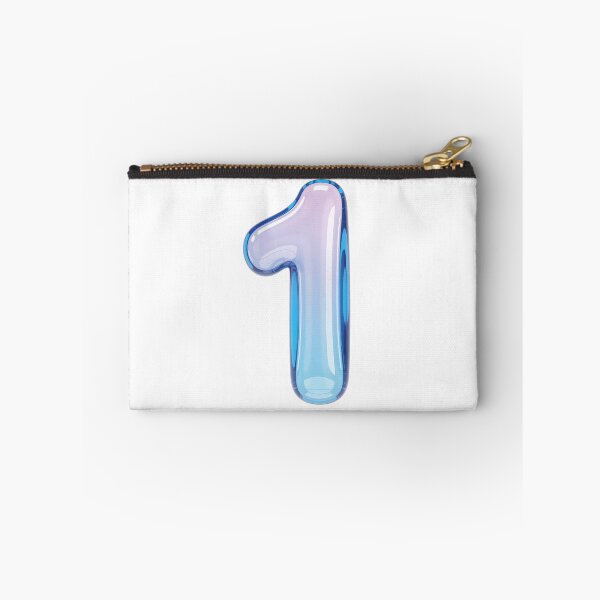 Item preview, Colorful gradient balloon shaped like the number one  designed and sold by MiraCleAI.