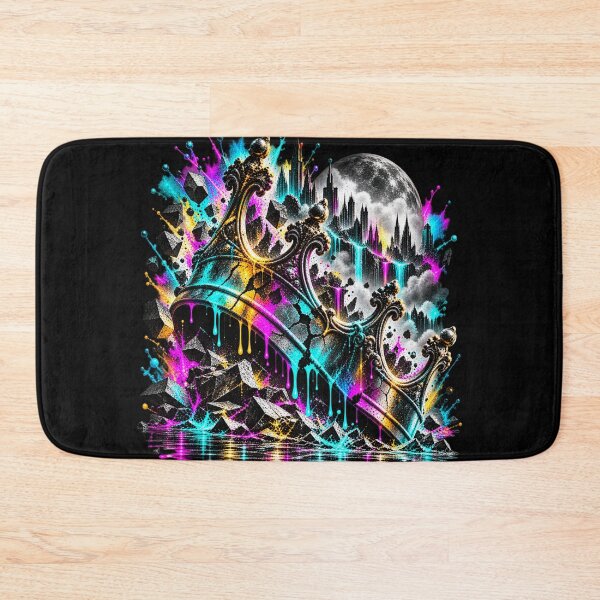 Item preview, Broken Crown - Neon Ruins designed and sold by Personiq Kaleido.