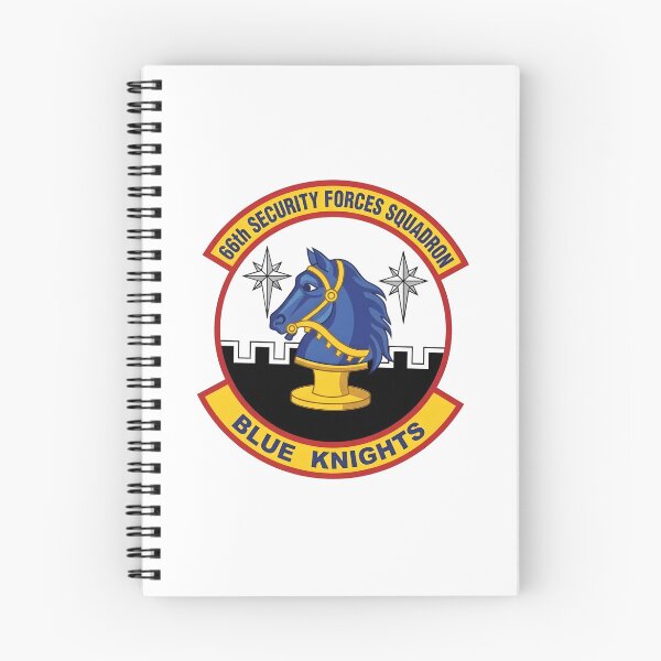 Item preview, USAF 66th Security Forces Squadron Blue Knights Patch    designed and sold by CharlieDesings.