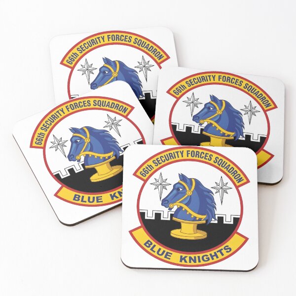 Item preview, USAF 66th Security Forces Squadron Blue Knights Patch    designed and sold by CharlieDesings.