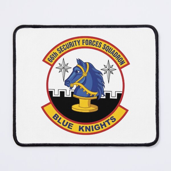 Item preview, USAF 66th Security Forces Squadron Blue Knights Patch designed and sold by CharlieDesings.