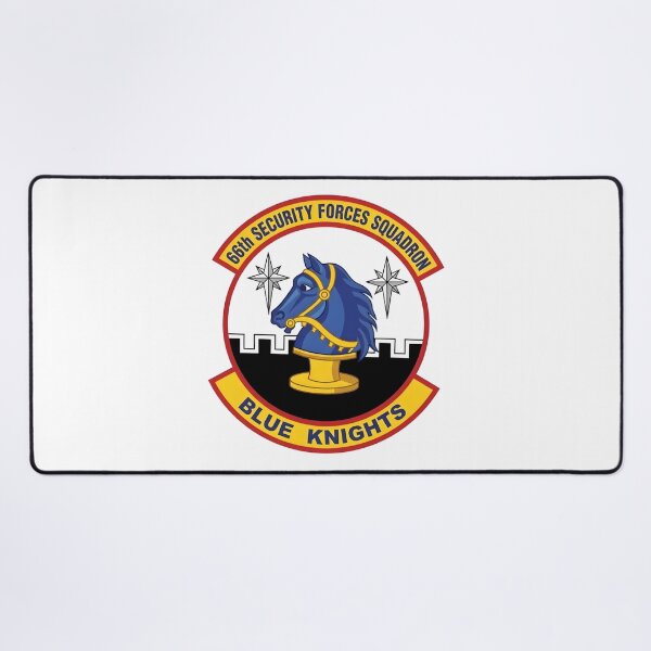 Item preview, USAF 66th Security Forces Squadron Blue Knights Patch designed and sold by CharlieDesings.