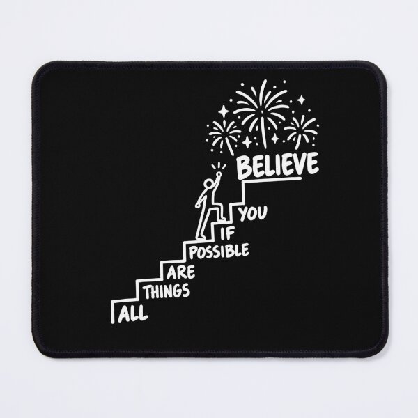 Item preview, All Things Are Possible If You Believe. designed and sold by Dinasshop.