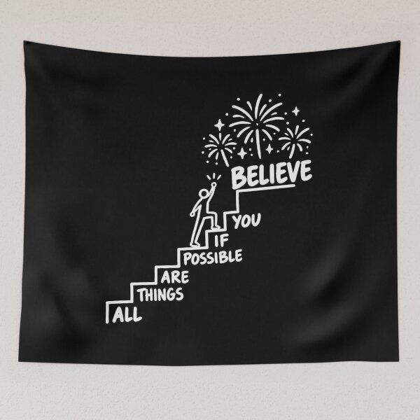 Item preview, All Things Are Possible If You Believe.  designed and sold by Dinasshop.