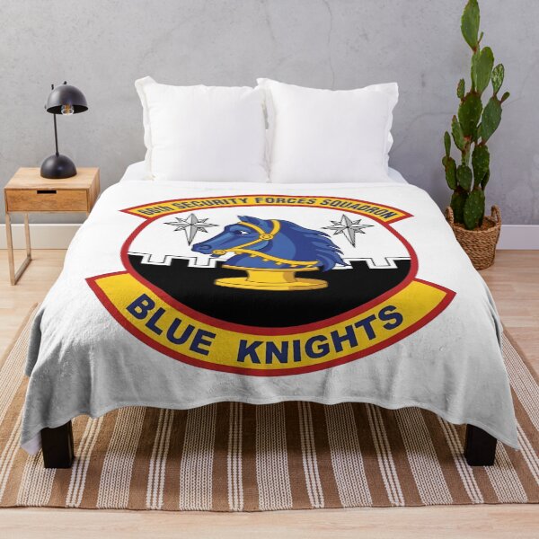 Item preview, USAF 66th Security Forces Squadron Blue Knights Patch    designed and sold by CharlieDesings.