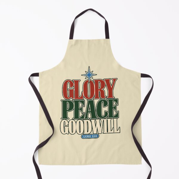 Item preview, Glory Peace Goodwill – Luke 2:14 Christian Christmas Sweatshirt designed and sold by astersgraphics.