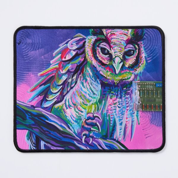 Item preview, Verreaux's eagle-owl - traditional artwork designed and sold by Viggorbiggor.