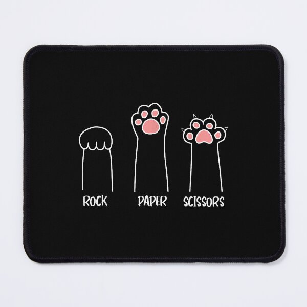 Item preview, Rock Paper Scissors Cat Paws Hand Game designed and sold by OddPopARt.