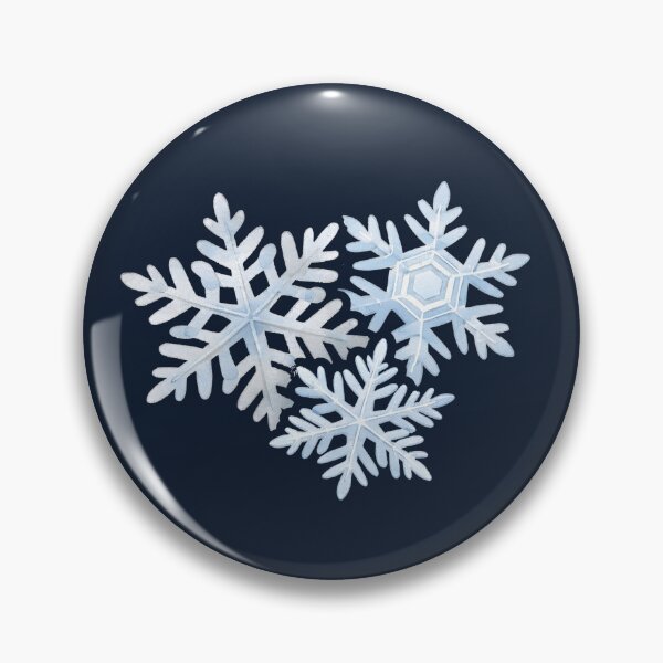 Item preview, Winter Frost Snowflakes Trio Detailed Ice Crystal Art designed and sold by VibeShift Studio.