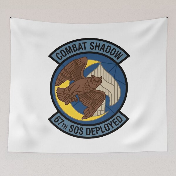 Item preview, USAF 67th Special Operations Squadron Combat Shadow Deployed Patch    designed and sold by CharlieDesings.