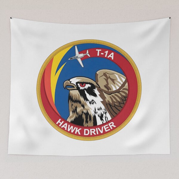 Item preview, USAF T-1A Jayhawk Hawk Driver Patch    designed and sold by CharlieDesings.