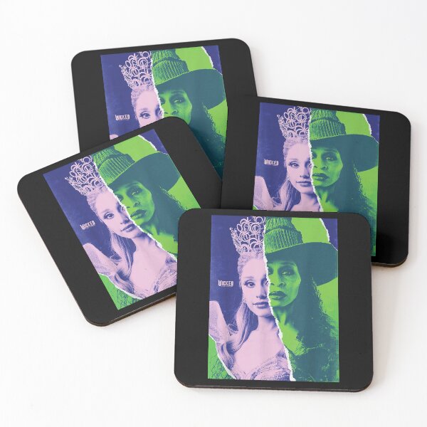 Item preview, Wicked Glinda Elphaba Split Portrait Musical Fandom designed and sold by Mind-Drift.